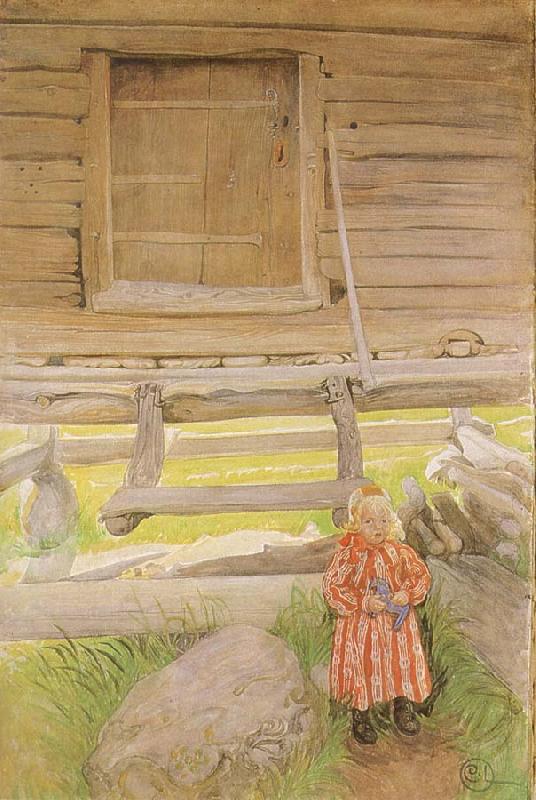 Carl Larsson A Rattvik Girl  by Wooden Storehous